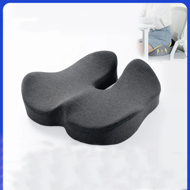 Afralia™ Rebound Memory Foam Office Chair Cushion for Beautiful Buttocks and Orthopedic Support