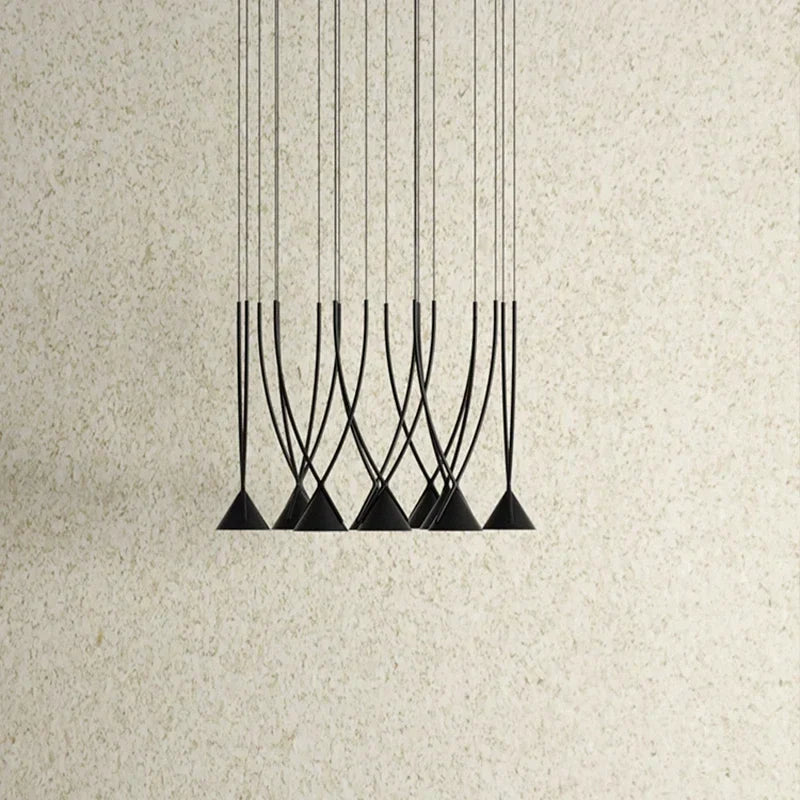 Afralia™ Modern LED Chandelier Light for Dinning/Living Room Suspension Bedeside Lighting