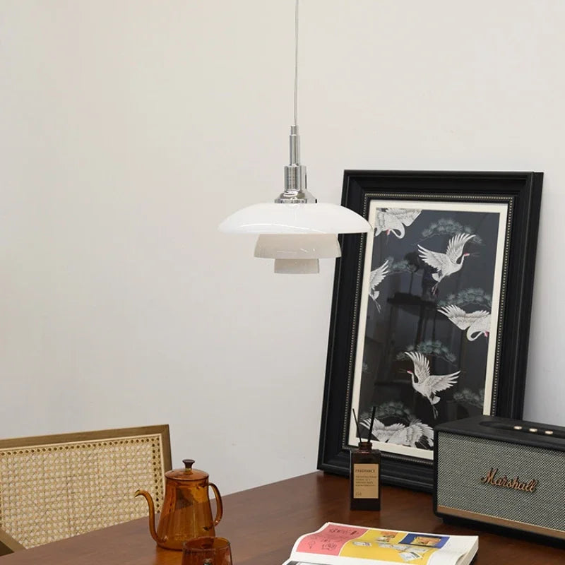 Afralia™ Nordic Glass Pendant Chandelier | High-Quality Ceiling Lamp for Kitchen & Dining