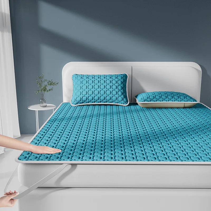 Afralia™ Cooling Latex Pad | Anti-Slip Design | Multi-Layer Structure | Foldable Mattress