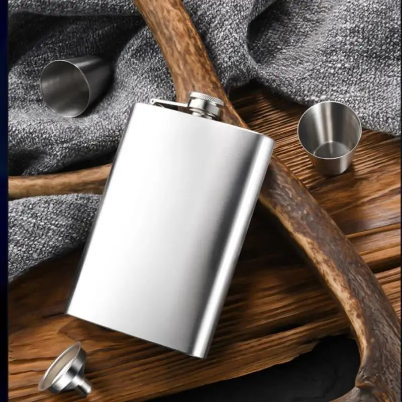 Afralia™ Stainless Steel Wine Hip Flask | Portable Outdoor Pocket Bottle Quart
