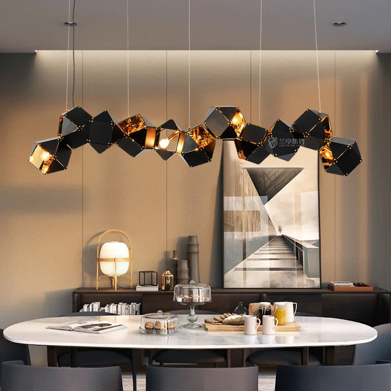 Afralia™ Modern Pendant Chandeliers for Living and Dining Room | Indoor LED Hanging Light Fixtures