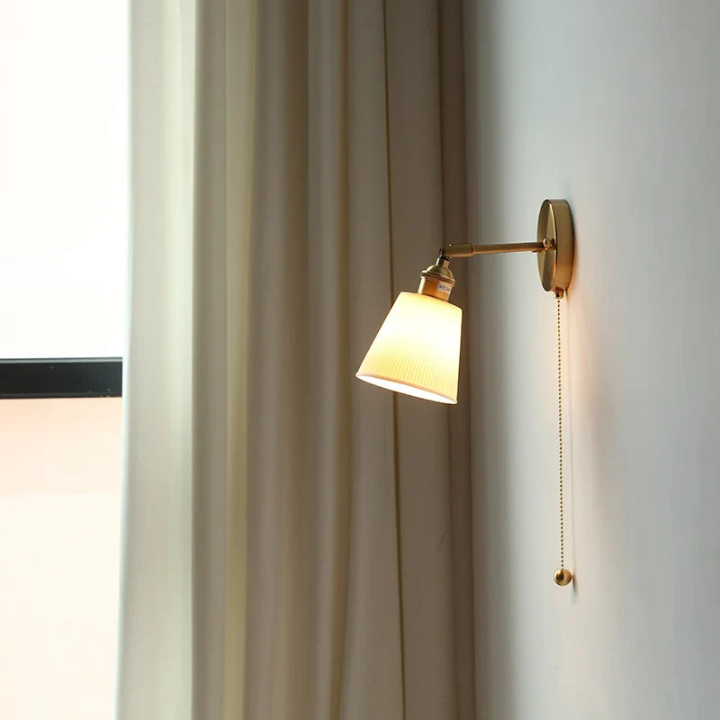 Afralia™ Ceramic Wall Lights Rotatable LED, Modern Nordic Style for Hallway, Bedroom, Aisle