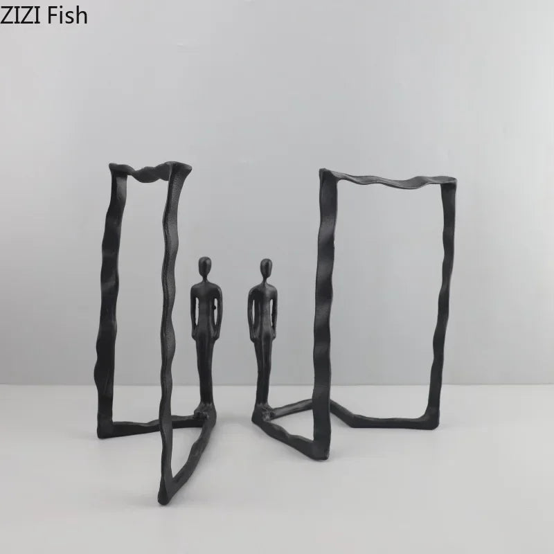 Afralia™ Modern Character Sculpture Abstract Crafts Desk Decoration Ornaments