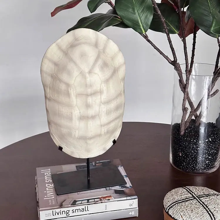 Afralia™ Resin Turtle Shell Sculpture Figurine Home Decor Accent
