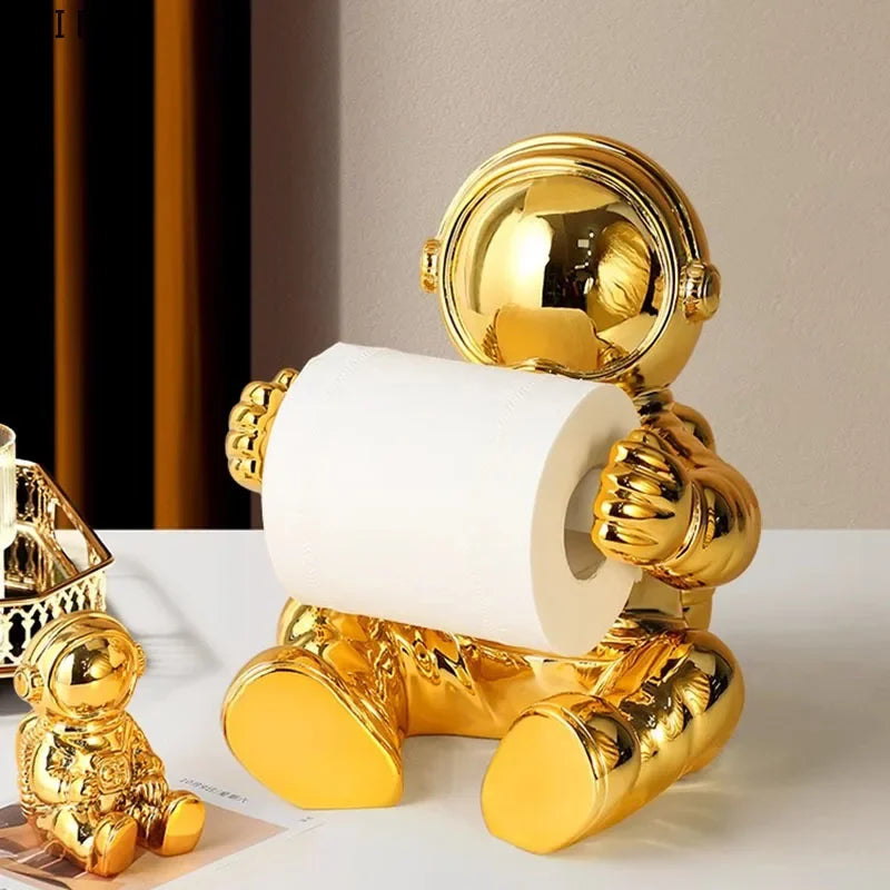 Afralia™ Astronaut Tissue Box: Modern Home Decor & Napkin Holder for Coffee Table