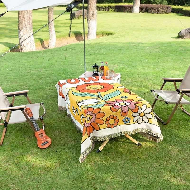 Afralia™ Sunflower Tapestry Throw Blanket