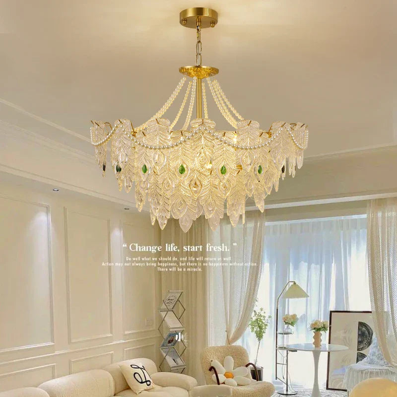 Afralia™ Crystal Chandelier Light: French Modern Luxury for Living Room, Dining Room, Bedroom