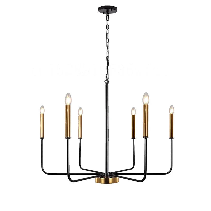 Afralia™ Modern Retro Chandelier Pendent Lamp LED Living Room Lighting Fixtures