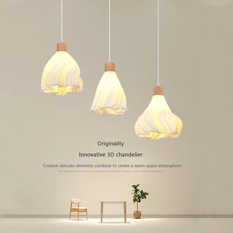Afralia™ Modern LED Semicircular Chandelier for Creative Lighting Decor