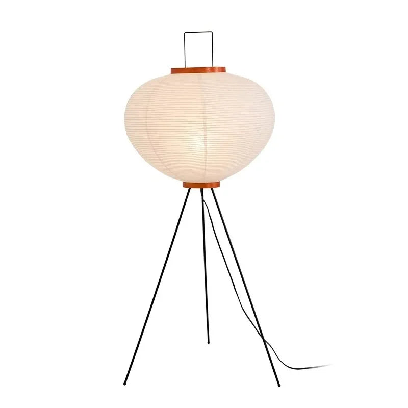 Afralia™ Rice Paper Floor Lamp for Living Room Bedroom (E27 Bulb)
