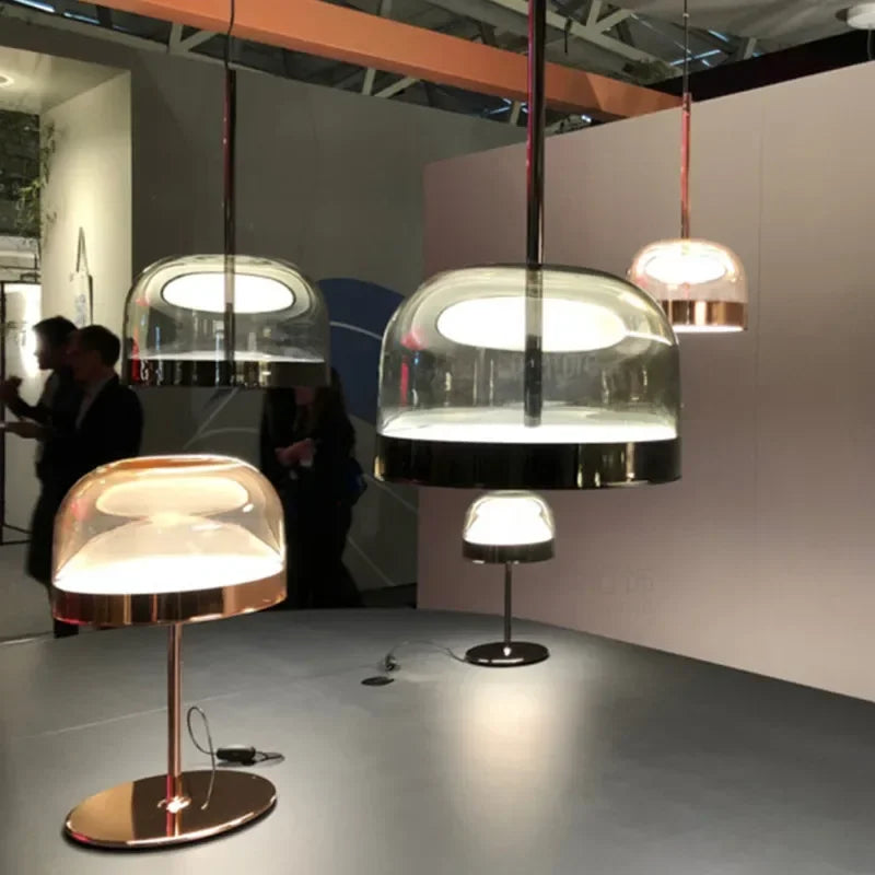 Afralia™ Rose Gold Designer Floor Lamp for Studio Living Room & Restaurant.