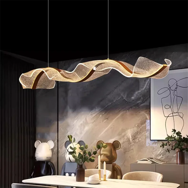 Afralia™ Modern LED Pendant Chandeliers for Living Room and Dining Room Lighting