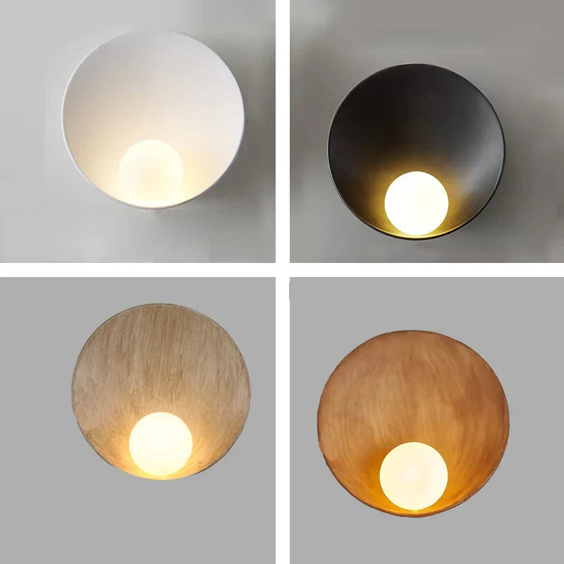 Afralia™ Shell LED Wall Sconces for Living Room Bedroom Home Decor Lighting