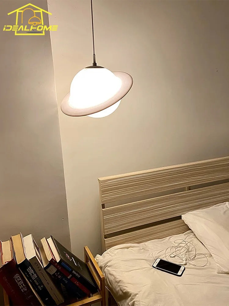 Afralia™ Saturn Pendant Light LED E27 Art Decor for Bedroom & Children's Room