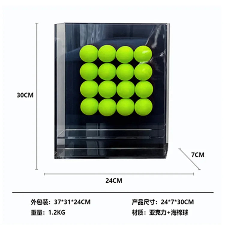 Afralia™ Geometric Abstract Acrylic Ball Ornament in Decorative Painting Frame