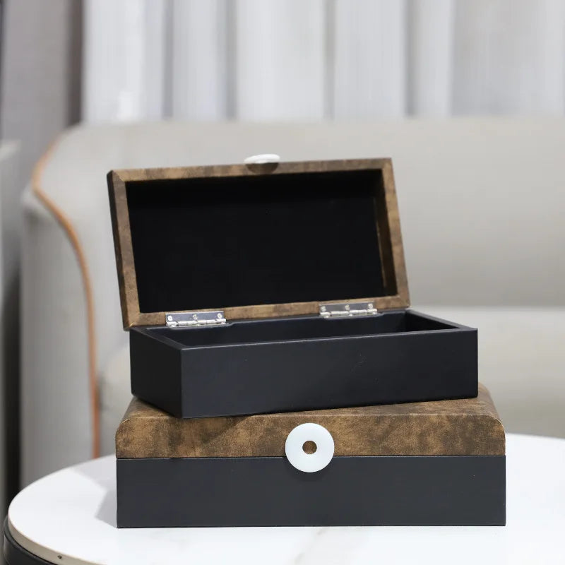 Afralia™ Marble Pattern Leather Jewelry Storage Box: Organizer & Home Decor Accessory