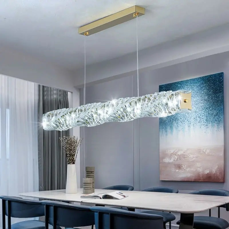 Afralia™ Unicorn Crystal Chandelier Curtains for Luxury Home Decor