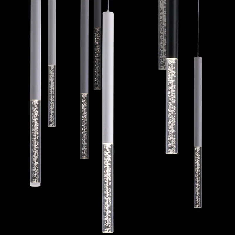 Afralia™ Cylinder LED Pendant Light for Home Kitchen Living Room Bar Cafe