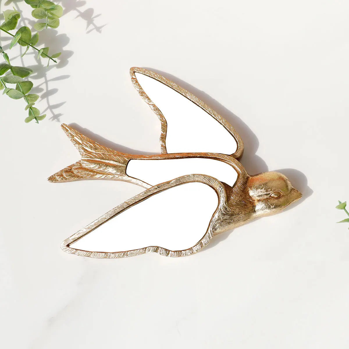 Afralia™ Swallow Golden Bird Wall Decoration - Simulated Animal Pendant & Room Accessory