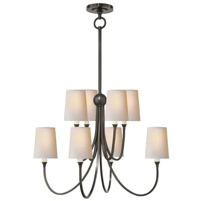 Afralia™ Double Layered Minimalist Wrought Iron Pendant Light