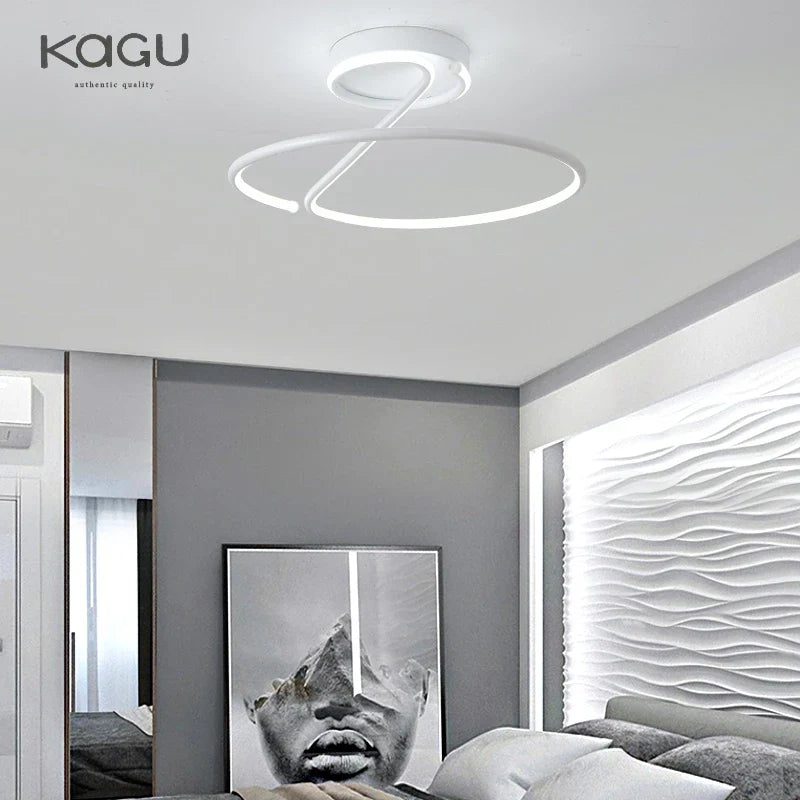 Afralia™ LED Chandelier Chrome Lamp Fixture for Living Room, Kitchen & Home Decor