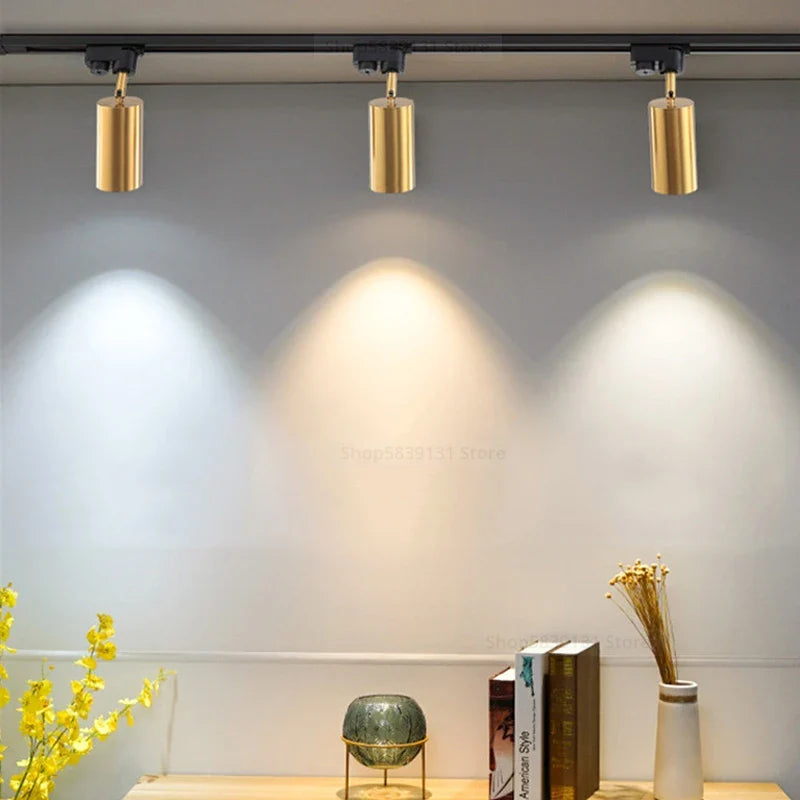 Afralia™ Modern Metal Track Lighting for Kitchen & Living Room