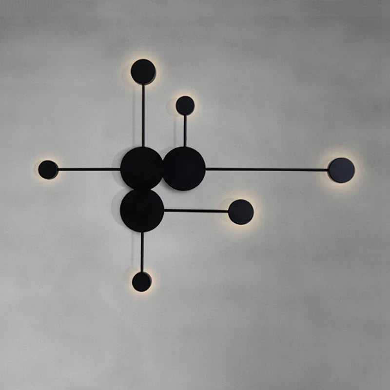 Afralia™ Geometry LED Wall Light for Living Room Bedroom Decor