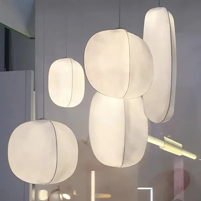Afralia™ Silk Pendant Lights: Modern Wabi Sabi Design for Dining, Bedroom, Bar & Study