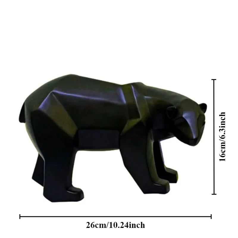 Afralia™ Polar Bear Ornaments: Nordic Style Mother and Son Decor for Home, Living Room, Wine Cabinet
