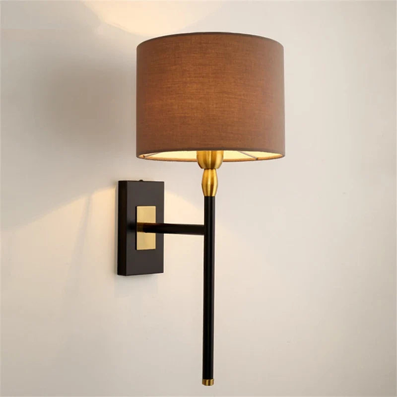 Afralia™ Modern Cloth Wall Light Sconce for Living Room Bedroom Decoration