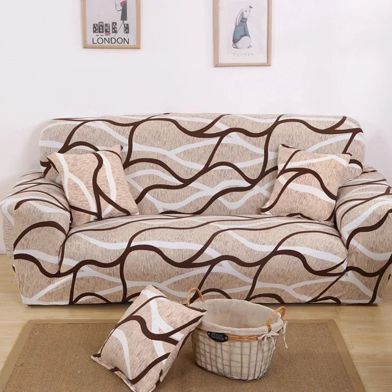 Afralia™ Stretch Sofa Cover Slipcover Print Seater Couch Protector
