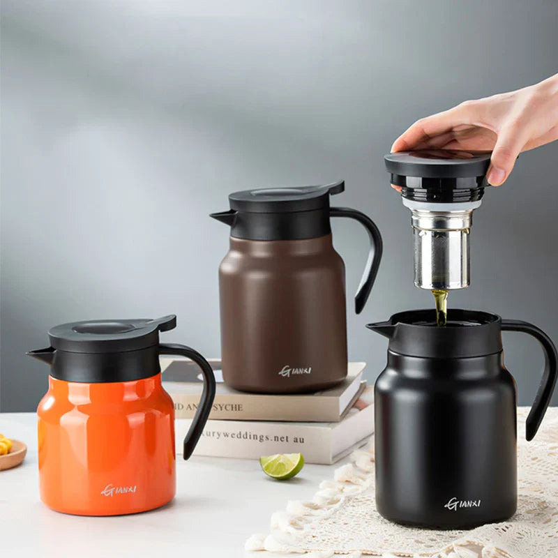 Afralia™ Smart Brew Tea Pot Teaware Tea Set with Intelligent Temperature Display