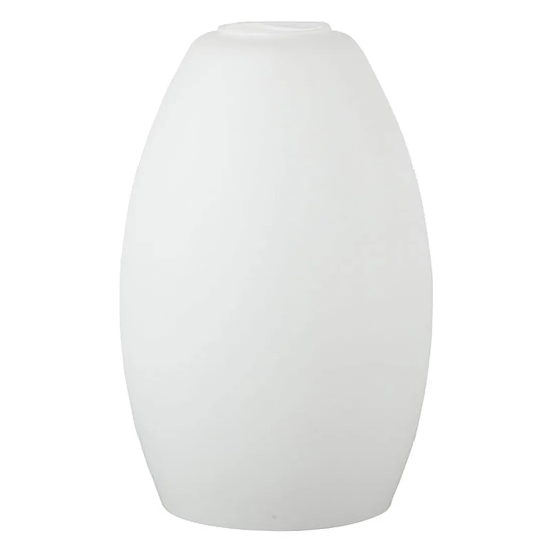 Afralia™ Opal White Frosted Glass Lamp Shade 1-5/8" Fitter Pendant Chandelier Cover