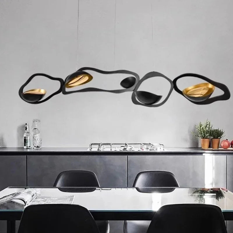 Afralia™ Modern LED Pendant Chandelier for Living Dining Room Kitchen Tables