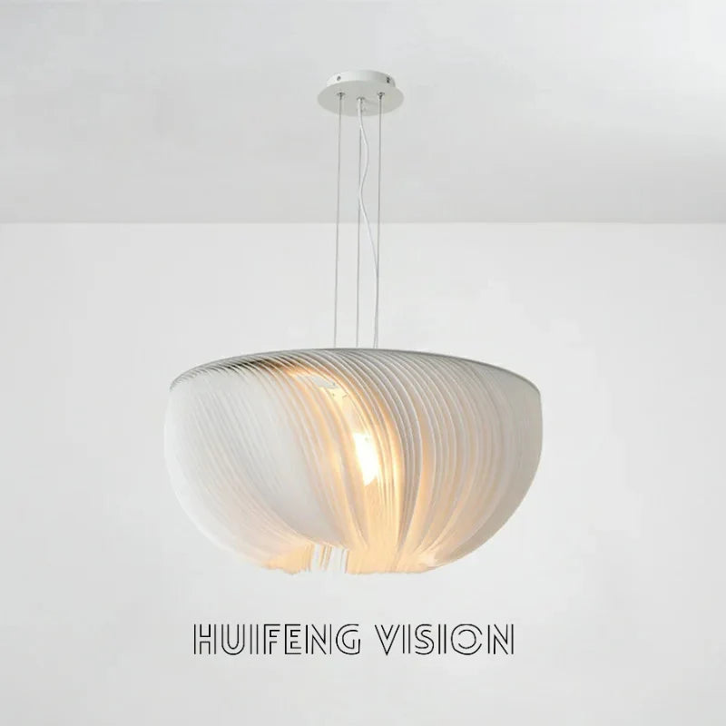 Afralia™ White LED Pendant Lamp for Modern Home Decoration