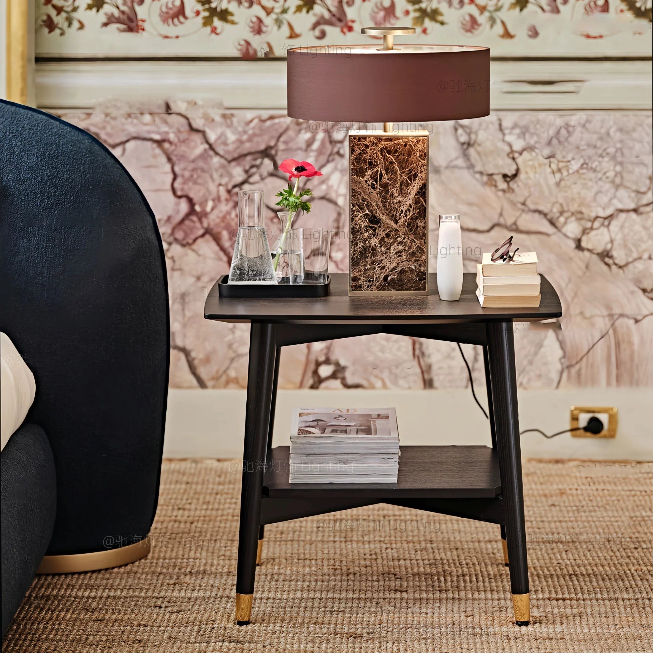 Afralia™ Marble Table Lamps: High-End LED Luxury Desk Lights for Home Decor