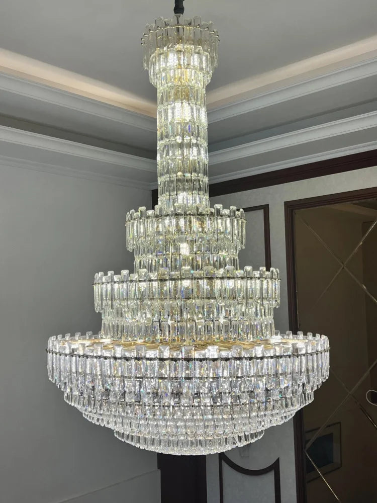Afralia™ Crystal Chandelier | Nordic Modern Luxe Ceiling Light for Home Decor