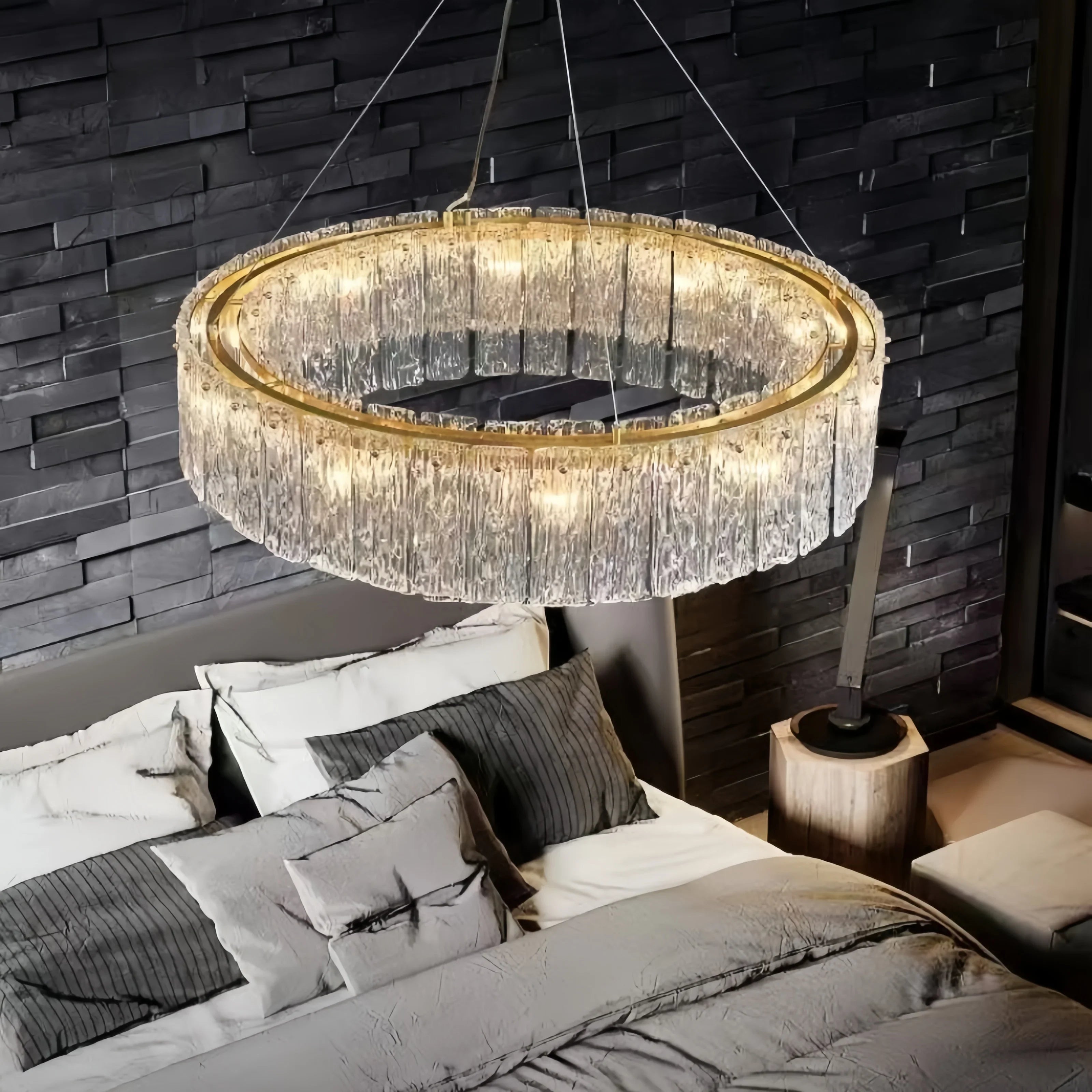 Afralia™ Modern Glass Pendant Light | Luxurious Home Decor & LED Lighting Fixture