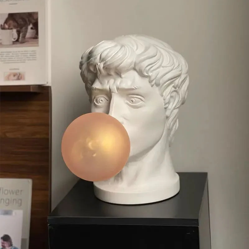 Afralia™ David Sculpture Table Lamp Modern Lighting Fixture for Home Decoration