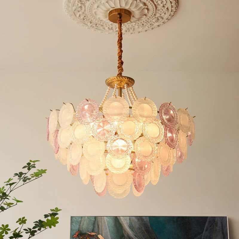 Afralia™ Modern Crystal Pearl Chandelier for Living Room, Bedroom, Dining Room