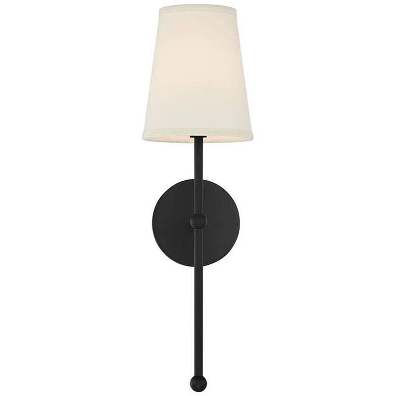Afralia™ LED Wall Lamp: American Minimalist Black Gold Light for Living Room and Bedroom