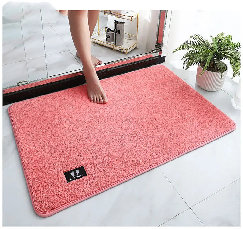 Afralia™ Bathroom Mat: Super Non-slip, Absorbent, Soft, Quick Drying Washable Rug