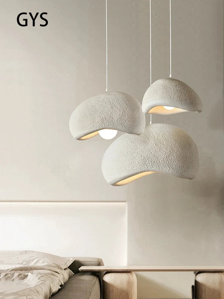 Afralia™ Cream Cloud Chandelier: Modern LED Pendant Lamp for Home, Restaurant, Bar