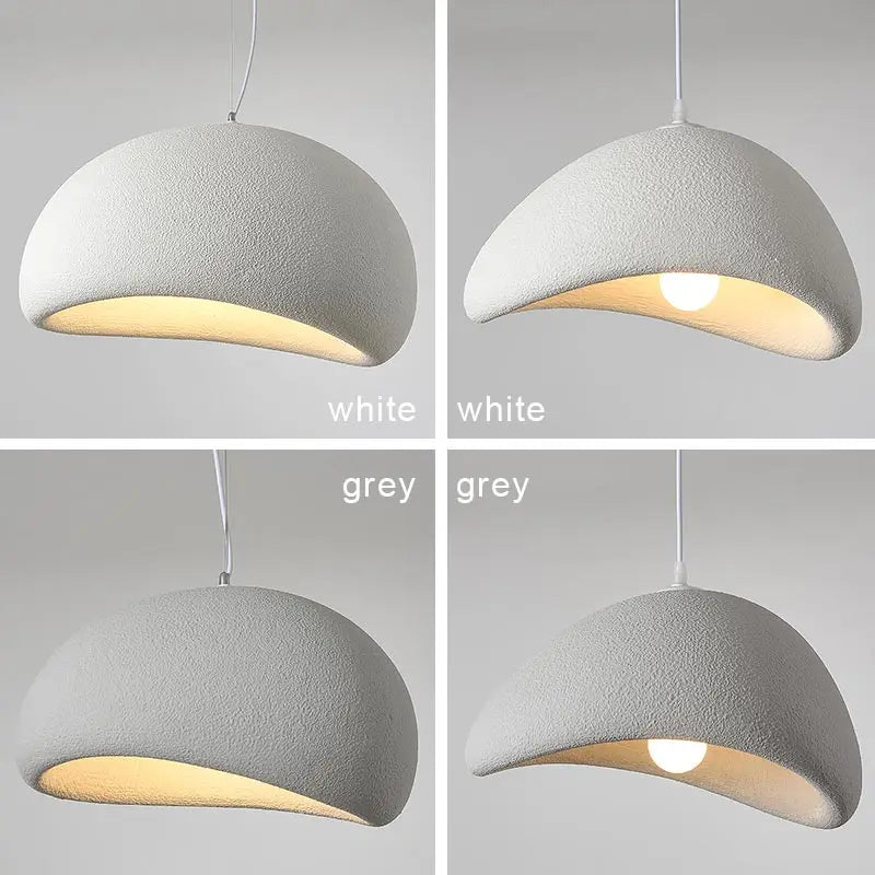 Afralia™ Wabi Sabi LED Pendant Light for Modern Kitchen and Living Room