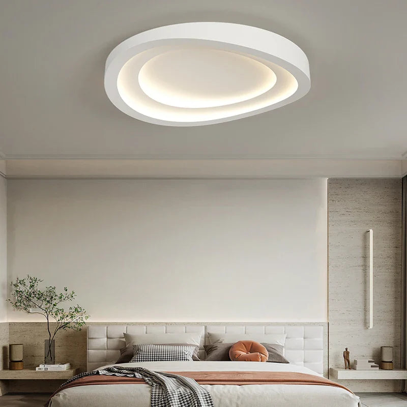 Afralia™ Minimalist LED Chandelier for Master Bedroom, Children's Room, and Balcony