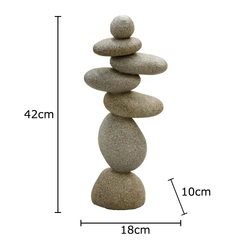 Afralia™ Stone Statue Desk Decoration Resin Sculpture Room Aesthetic Decor
