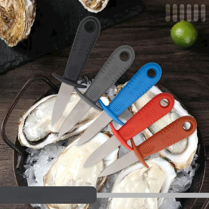 Afralia™ Oyster Knife: Premium Seafood Tool with PP Handle for Easy Raw Shell Opening