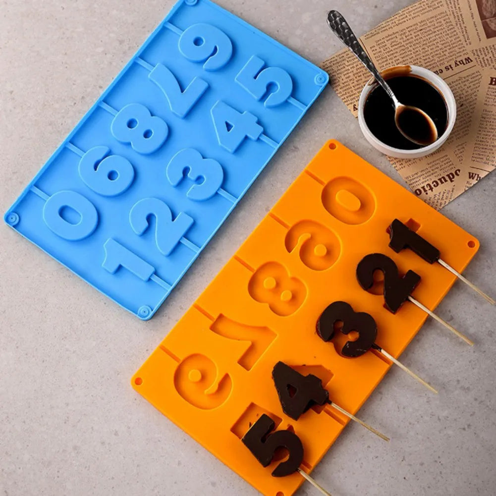 Afralia™ Silicone Number Mold for Cake Decorating & Baking - 2024
