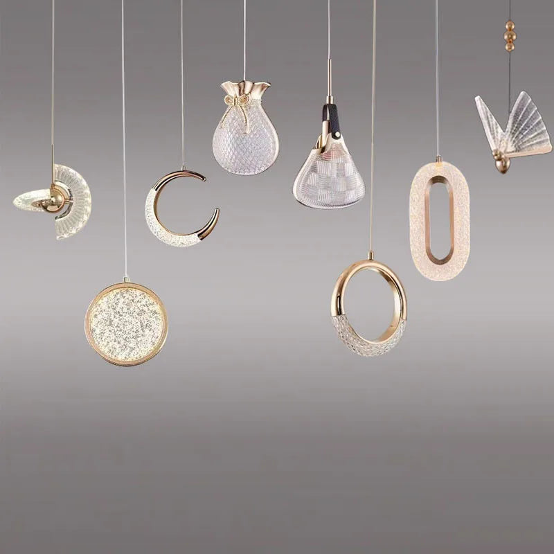 Afralia™ Rotatable LED Pendant Lamp for Modern Indoor Living Room Art Decor Lighting